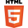 логотип технологии HTML